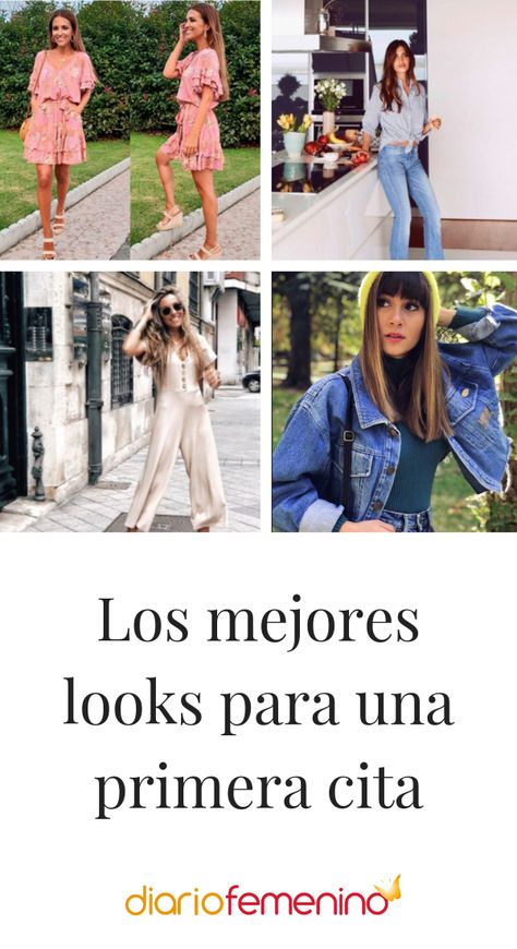 ¿Tienes una primera cita y no sabes qué ponerte? ¡Aquí van unas cuantas ideas de outfits para el primer encuentro con un chico! ¡Ideales! 😍👗 Outfit Primera Cita, Outfits Para Citas Casual, Outfit Cita, Casual Oufits, Outfits Juvenil, Ideas De Outfits, Outfits Verano, Outfits Casuales, Casual Outfit