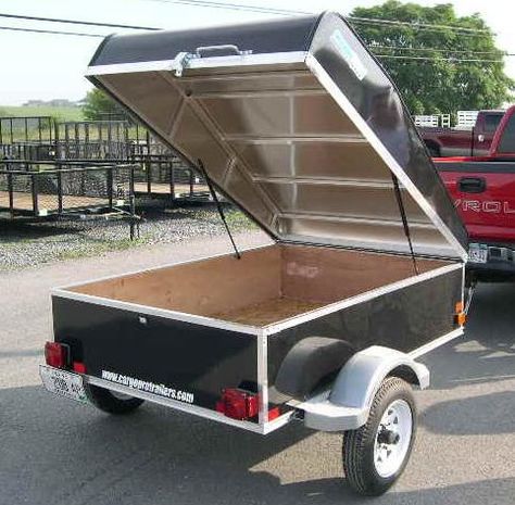 https://flic.kr/p/5ckDe7 | Small Aluminum Luggage Trailer Small Enclosed Trailer, Small Cargo Trailers, Enclosed Cargo Trailers, Work Trailer, Kayak Trailer, Diy Camper Trailer, Expedition Trailer, Adventure Trailers, Box Trailer