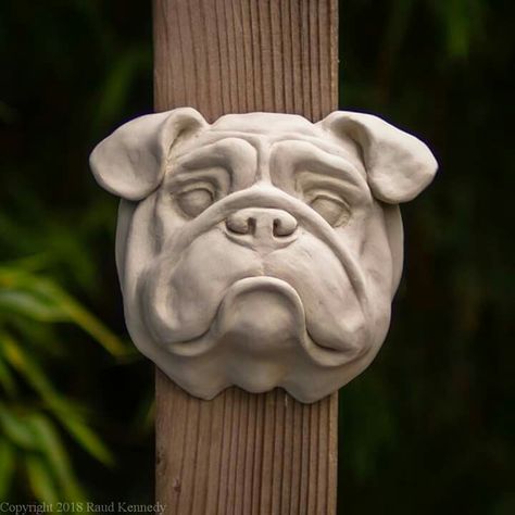 Clay Bulldog, Whittling Patterns, Bulldog Drawing, Bulldog Sculpture, Clay Moulding, Antler Art, Beginner Pottery, Pottery Animals, Sculpture Art Clay