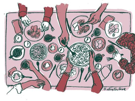 refugee dinner table illustration Dining Table Illustration Art, Table Of Food Illustration, Food On Table Illustration, Dinner Table Illustration Art, Dinner Drawing Illustration, Food On Table Drawing, Dinner Illustration Table, Table Setting Illustration, Food Table Illustration