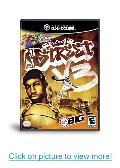 NBA Street V3 - Gamecube Nba Jam, Gamecube Games, Cube Games, Video Game Shop, Basketball Videos, Nintendo Gamecube, Mario Games, Classic Video Games, Nintendo Game