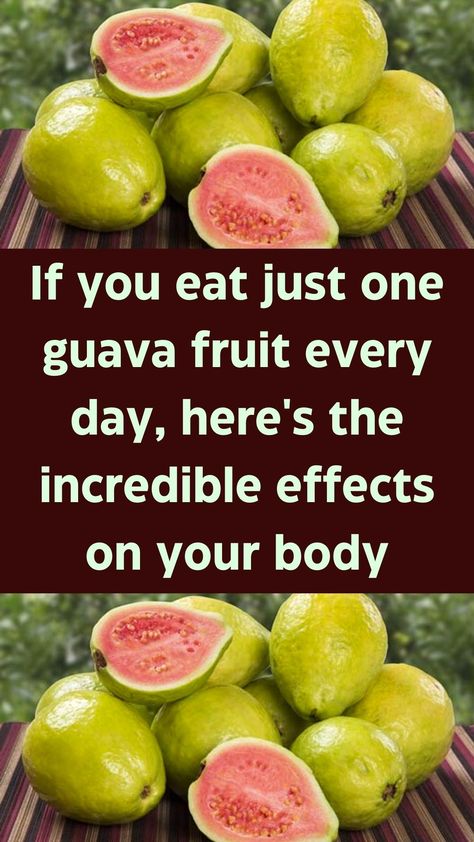 Making sure you take in enough fruits are essential. They’re packed with all sorts of vitamins and nutrients, and are crucial for maintaining a healthy body and lifestyle. Luckily, they just so happen to taste great as well!  Guava fruit is especially my favorite, and it’s wonderful because there are all sorts of health benefits you can reap from them.  So to encourage others to enjoy guava as much as I do, I put together a list of how the magical fruit can improve your health! Guava Benefits, Magical Fruit, Guava Fruit, Sweet Savory, Healthy Body, Health Benefits, Improve Yourself, Vitamins, Every Day