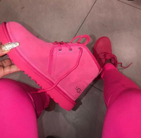 Pink Ugg Boots, Cute Uggs, Pink Uggs, Purple Boots, High Top Boots, Pink Boots, Fresh Shoes, Cute Sneakers, Hype Shoes