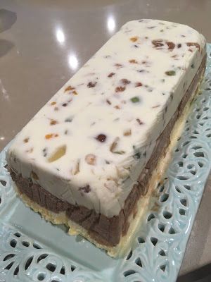 Cassata Ice Cream, Culinary Desserts, Glace Cherries, Random Recipes, Fruit Ice Cream, Ice Cream Popsicles, Candied Fruit, Italian Desserts, Xmas Ideas