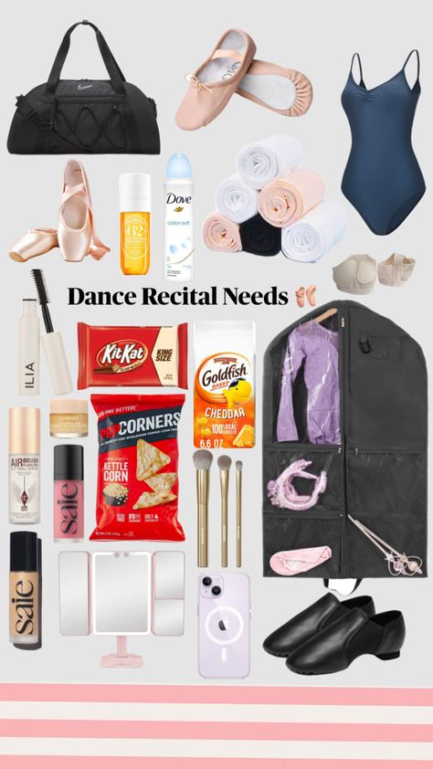 #dance recital Ballet Fits, Dancer Things, Dance Essentials, Dance Things, Dance Makeup, Dance Recital, Dance Bag, Dance Company, Dance Competition