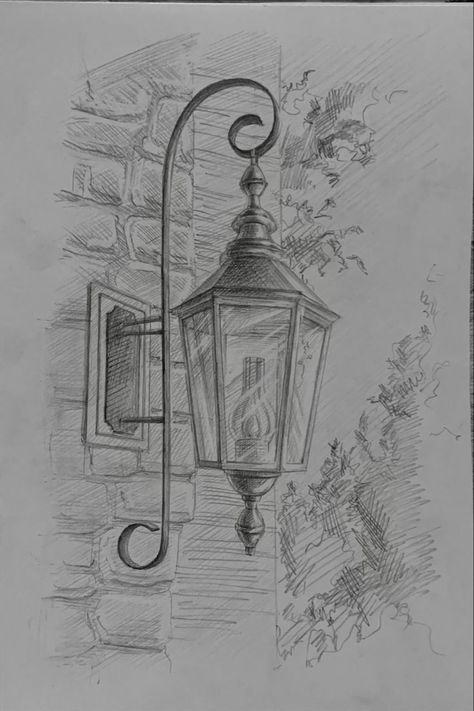 Sketchbook Art Inspiration Nature, Cool Sketch Ideas Creativity Nature, Pencil Art Drawings Nature, Streetlight Drawing, Pencil Art Drawings Creative Inspiration, Pencil Art Drawings Sketches Creative, Pencil Sketches Creative Inspiration, Sketchbook Art Inspiration Pencil, Nature Drawings Simple Sketch