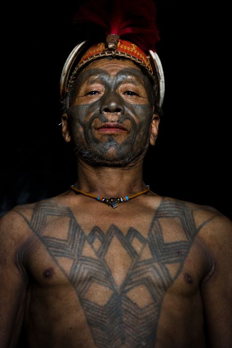 Konyak Naga, Tattoo Face, Polynesian Tattoo, Original Art, India, Google Search, Tattoos