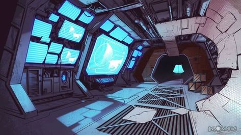 Scifi Interior, Art Perspective, Interior Concept Art, Sci Fi Aesthetic, Sci Fi Ship, Sci Fi Background, Spaceship Interior, Sci Fi Environment, The Forces Of Evil