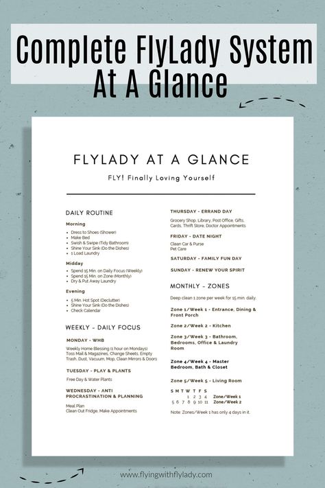 FlyLady Editable Printable, Control Journal, FlyLady, Cleaning Schedule, FlyLady Printable, Clean Checklist, PDF, US Letter, A4, Editable Flylady Control Journal, Fly Lady Cleaning, Control Journal, Simple Cleaning Routine, Fly Lady, Letter Ideas, Daily Checklist, Family Fun Day, Journal Quotes