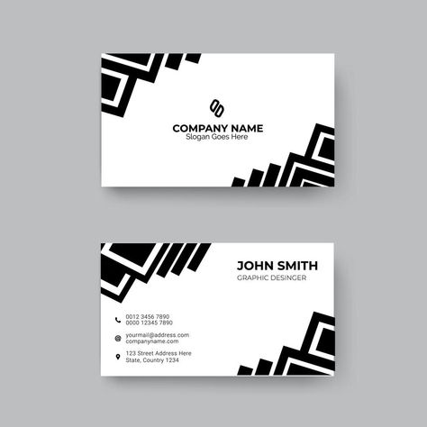 Minimal corporate black and white business card design template Complimentary Card Design, White Business Card Design, Complimentary Card, Business Card Design Black, Card Design Template, White Business Card, Business Card Branding, Corporate Business Card, Business Card Template Design