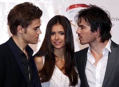 Nina&Ian - Ian Somerhalder and Nina Dobrev Fan Art (29333478) - Fanpop Nina Ian And Paul, Nina And Paul, Paul And Nina, Ian And Paul, Nina And Ian, Stefan Elena, Ian And Nina, The Vampire Diaries Characters, Damon Elena