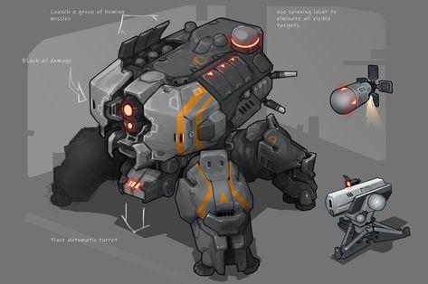 Battle Bots, Industrial Robots, Robot Animal, Drones Concept, Power Armour, Mechanical Art, Cool Robots, Arte Robot, Mecha Anime