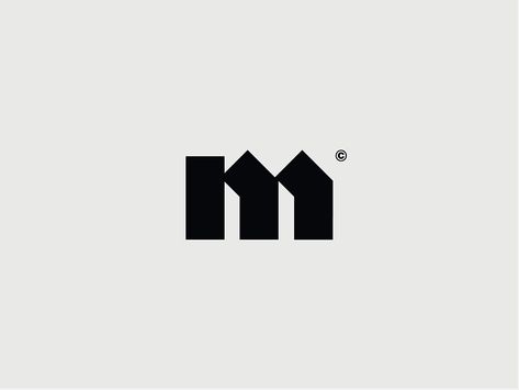 Letter M Logo Set - Water Droplet by Connor Fowler on Dribbble M Letter Design, Roofing Logo, Creative Business Logo, Lettermark Logos, Painting Logo, Letter M Logo, M Logo, Monogram Logo Design, Construction Logo