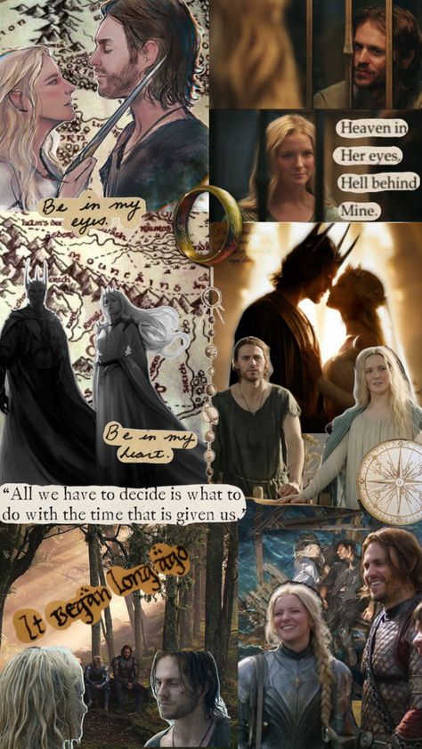 Another universe Galadriel And Halbrand, Halbrand Sauron, Another Universe, Power Ring, Thranduil, Legolas, Put A Ring On It, Middle Earth, Narnia