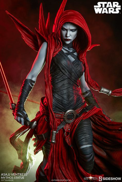 Star Wars Sith Lords, Batman Statue, Asajj Ventress, Marvel Statues, Star Wars Character, Star Wars Sith, Star Wars Characters Pictures, Star Wars Tattoo, Star Wars Women