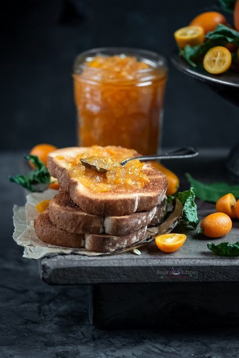 Christmas Jam Recipes, Kumquat Marmalade Recipes, Kumquat Marmalade, Kumquat Recipes, Christmas Jam, Marmalade Recipe, Dessert Photography, Food Photography Inspiration, Jam Recipes