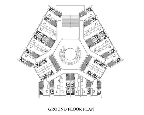 PLAN OF HOSTEL, Plan Of House, Dorm Planning, Architectural Thesis, Student Hostel, Block Plan, Building Design Plan, Landscape And Urbanism Architecture, Architect Student, Hostels Design