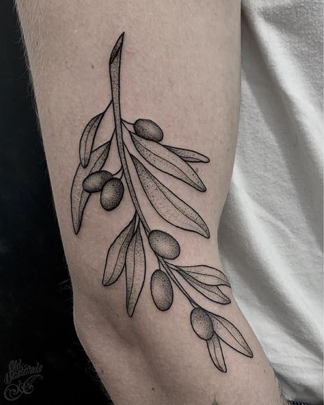 Olive Tree Tattoos, Olive Tattoo, Tree Branch Tattoo, Olive Branch Tattoo, Dove Tattoo, Branch Tattoo, Back Of Neck Tattoo, Foot Tattoos For Women, Plant Tattoo