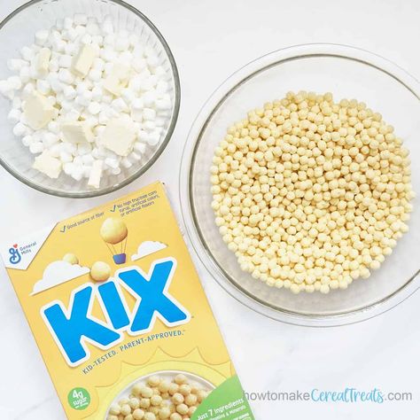 Berry Kix Cereal Recipes, Recipes With Kix Cereal, Kix Cereal Bars, Recipes Using Kix Cereal, Kix Cereal Marshmallow Treats, Kix Cereal Treats, Kix Treats, Kix Cereal Recipes, Marshmellow Treats