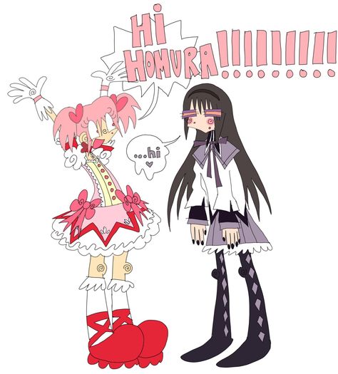 Madoka Kaname, Mahō Shōjo Madoka Magica, Homura Akemi, Mahō Shōjo, Puella Magi, Puella Magi Madoka Magica, Wow Art, Madoka Magica, Cute Art Styles