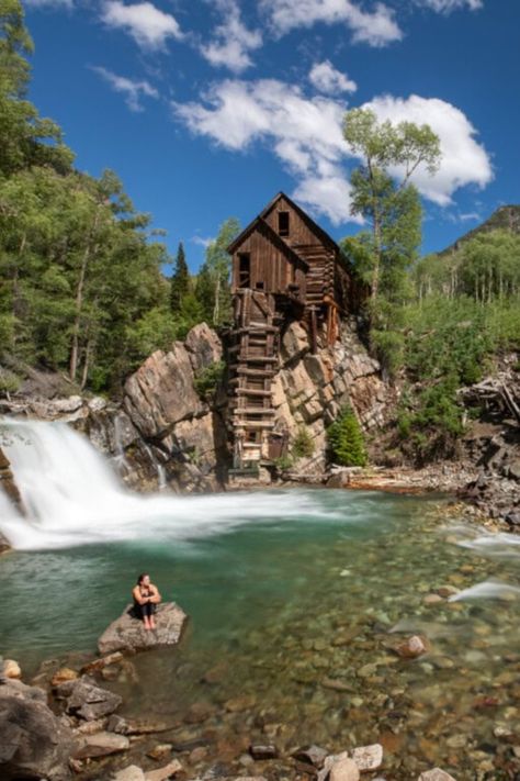 Embark on an unforgettable adventure to Colorado's iconic Crystal Mill! Nestled deep in the Elk Mountains near the charming town of Marble, this historical gem is one of the most photographed sites in the state. Don't miss out on capturing the perfect shot of this stunning mill! Hiking Spots, Elk, Colorado, Marble, Hiking, Crystals