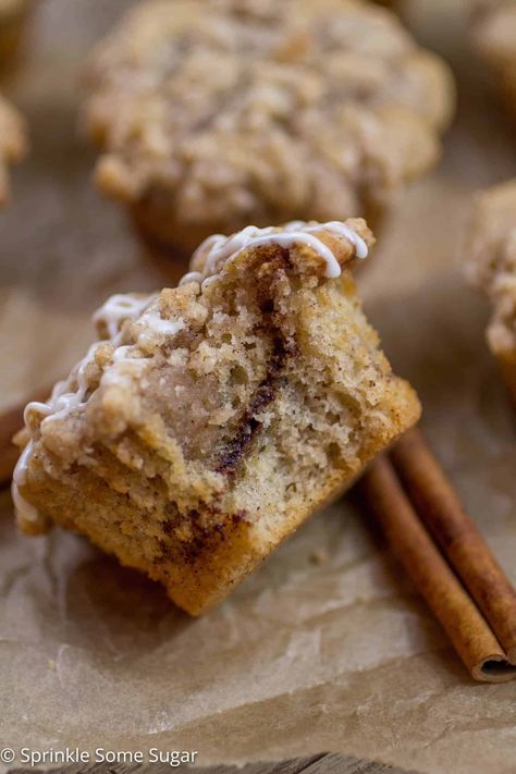 Popover Recipes, Pumpkin Streusel Coffee Cake, Blueberry Muffins With Crumb Topping, Cinnamon Coffee Cake Muffins, Cinnamon Swirl Muffins, Coffee Cake Muffin Recipes, Cinnamon Swirl Coffee Cake, Crumb Cake Muffins, Coffee Muffins