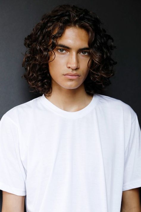 Jack Pililaau, Levi Hair, Oc Hair, Layered Curly Haircuts, Long Curly Hair Men, Long Curly Haircuts, Boys Haircut, Male Faces, Men Haircut Curly Hair