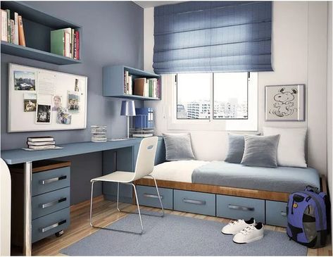 25 Super Cool Bedroom Ideas for Teen Boys - Raising Teens Today Teenager Bedroom Boy, Boys Room Design, Teenage Room, Gray Walls, Teen Boy Bedroom, Small Bedroom Designs, Small Boy, Teenage Bedroom, Bohemian Bedroom