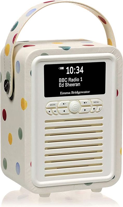 VQ Retro Mini DAB Radio with Bluetooth, Radio Alarm Clock with FM supportability. Mains and Battery Powered Portable DAB/DAB+ Digital Radio : Amazon.co.uk: Electronics & Photo Dab Radio, Digital Radio, Radio Alarm Clock, Alarm Clock, Clock, Electronics