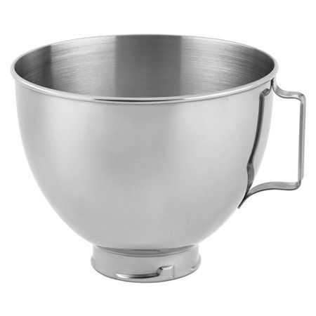 Free 2-day shipping on qualified orders over $35. Buy KitchenAid® 4.5-Qt. Polished Stainless Steel Bowl with Handle (K45SBWH) at Walmart.com Mixer Attachments, Mixer Cover, Bowl With Handle, Countertop Appliances, Stainless Steel Mixing Bowls, Kitchenaid Stand Mixer, Stainless Steel Bowls, Head Stand, Stainless Steel Bowl