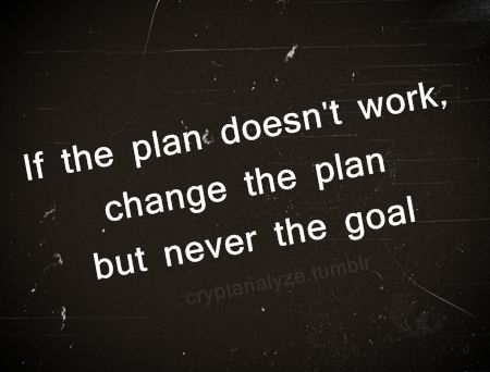 What was working for you in week 2 of your goal may not be working for you at week 10. Find your way to succeed and attain your goals!