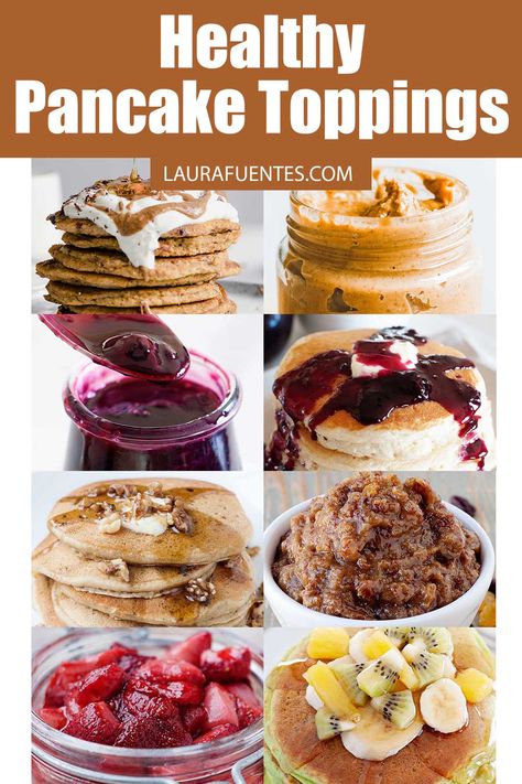 different pancake topping ideas Healthy Pancake Topping Ideas, Pancake Supper Ideas, Healthy Pancake Toppings, Flavoured Pancakes, Pancake Decoration, Pancake Topping Ideas, Pancake Toppings Healthy, Vegetarian Pancakes, Healthy Pancake