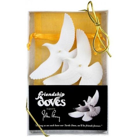 Set of 2 Turtle Doves (Home Alone 2: Lost in New York), $19.99 | Community Post: 14 Affordable Gifts For The Movie Buff In Your Life Fancy Decorations, Home Alone 2, Home Alone Christmas, Turtle Doves, Dove Ornaments, Turtle Dove, Friendship Symbols, Twelve Days Of Christmas, Movie Gift