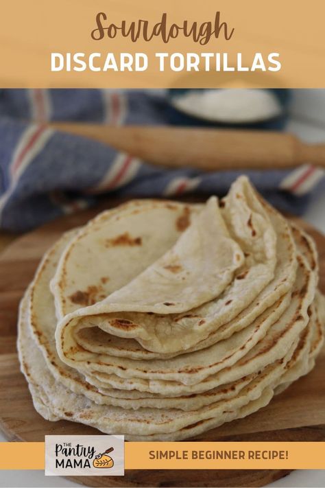 Sourdough Discard Tortillas Tortilla Sourdough Recipe, Sourdough Discard Flour Tortillas, Discard Sourdough Tortillas, Sourdough Discard Tortillas No Wait, Discard Tortilla Recipe, Sourdough Tortillas Discard, Sourdough Discard Tortilla Recipe, Sourdough Tortilla Recipe, Flavored Sourdough