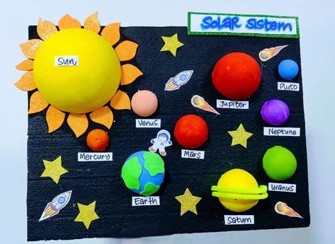 Solar System Crafts, Diy School, Activity Room, School Craft, Toddler Learning Activities, Art Drawings For Kids, Toddler Learning, Play Doh, School Crafts