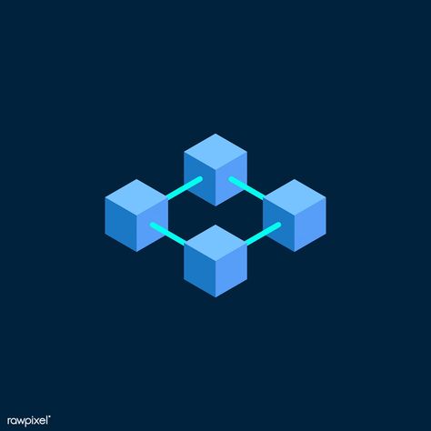 Blue block chain icon illustration | premium image by rawpixel.com / Tvzsu Blockchain Illustration, Blockchain Wallet, Blue Building, Innovative Gadget, Blockchain Cryptocurrency, Purple Balloons, Block Chain, Letter Form, Colourful Balloons