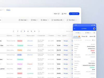 Table Ui Design Web, Data Table Design, Table Ui Design, Task Management Dashboard, Table Ui, Analytics Design, Ui App Design, Dashboard Mobile, Web Application Design