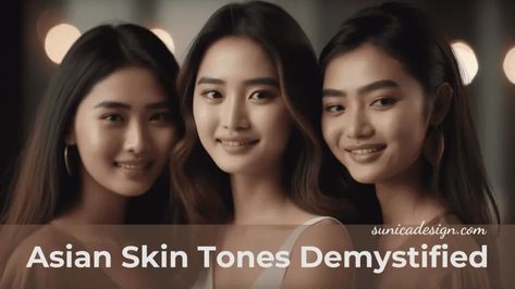 Asian Skin Tones Demystified: How to Find Your Shade & Enhance Your Natural Glow Filipino Skin Tone Palette, Skin Tone Chart, Soft Pink Lipstick, Coral Eyeshadow, Asian Skin Tone, Taupe Eyeshadow, Which Hair Colour, Skin Tone Hair Color, Hair Color Asian