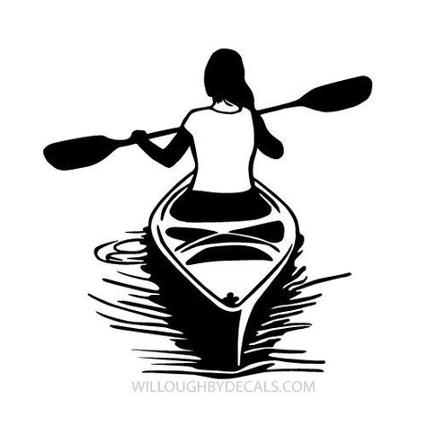 Kayak Drawing, Camper Graphics, Kayak Art, Kayak Decals, Inktober 2024, Wood Burning Patterns, Pencil Sketches, Vinyl Cut, No Background