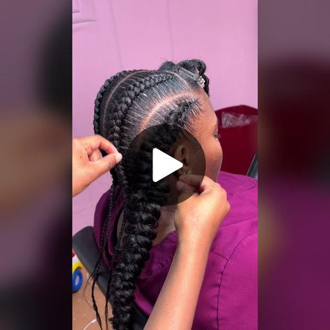 TikTok · Hairslaybybarbie Duchess Braids, Sleek Braided Ponytail, Butterfly Stitches, Mini Tutorial, Stitch Braids, Braided Ponytail, Video Tutorial, Click The Link, Braids