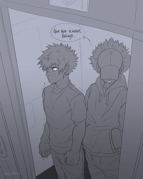 My attempt at perspective 😂😂 Villain!Shinsou is escorting Bakugou away....... thank you so much to @leticheecopae for supporting me on… Shinsou X Bakugou Fanart, Shinbaku Bottom Bakugou, Bakugou X Shinsou, Shinsou And Aizawa, Shinsou X Bakugou, Villain Shinsou, Bnha Fanart, Hitoshi Shinsou, Boku No Academia