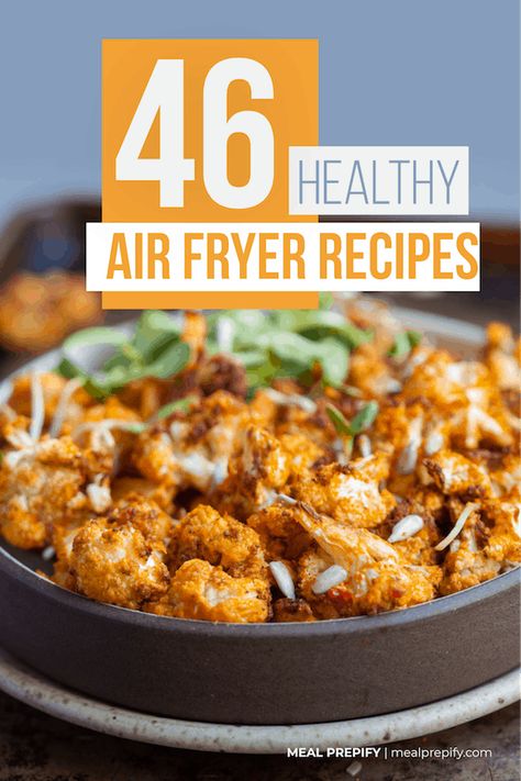 46 Healthy Air Fryer Recipes to Try This Week - Meal Prepify Air Fryer Meal Prep, Air Fryer Recipes Low Carb, Healthy Air Fryer Recipes, Air Fryer Cooking, Healthy Air Fryer, Turkey Breast Recipe, Air Fry Recipes, Cooking Game, Air Fryer Dinner Recipes