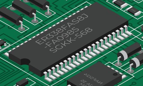 Integrated Circuit, Printed Circuit, Printed Circuit Board, Circuit Board, Electronic Components, Circuit