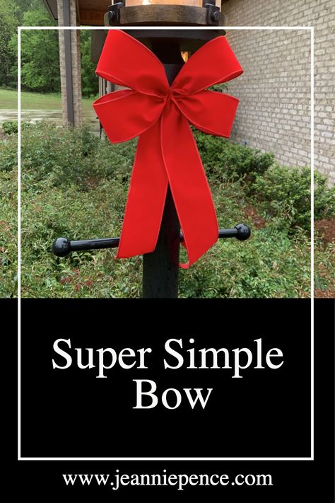 Make perfect wreath bows every time with a simple ruler and chalk technique. Ditch the uneven loops and embrace the art of easy, symmetrical bow making. Great for beginner bow makers. Bows On Baskets, Mailbox Bows Diy How To Make, Easy Wreath Bow, Make A Wreath Bow, Bow Makers, Making Bows For Wreaths, Easy Wreath, Mailbox Bow, Wreath Bows