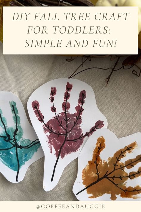 fall craft for kids Tree Craft For Preschool, Fall Tree Craft, Craft For Preschool, Fall Crafts For Toddlers, Preschool Crafts Fall, October Crafts, Sensory Crafts, Easy Fall Crafts, Fall Tree