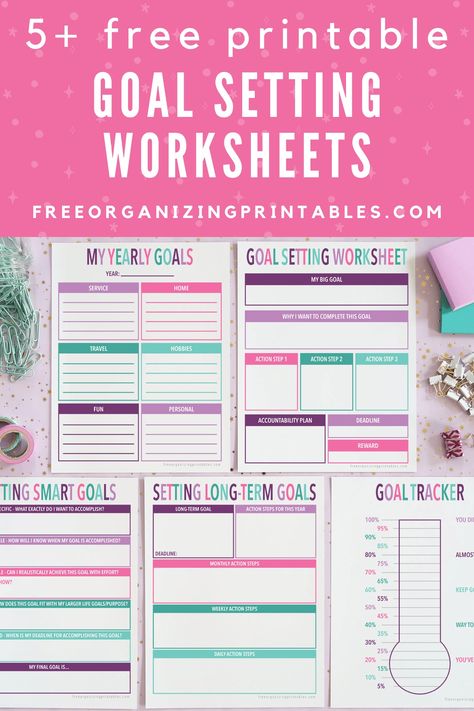 5+ Free Printable Goal Setting Worksheets that Get Results Simple Goal Setting Worksheet, Goals Sheet Printable, Printable Goal Sheet, Free Goal Planner Printables, Goal Setting Worksheet Printables Free, Goal Setting Worksheet Printables, Goal Planner Printable Free, Goal Action Plan, Goal Planning Printable