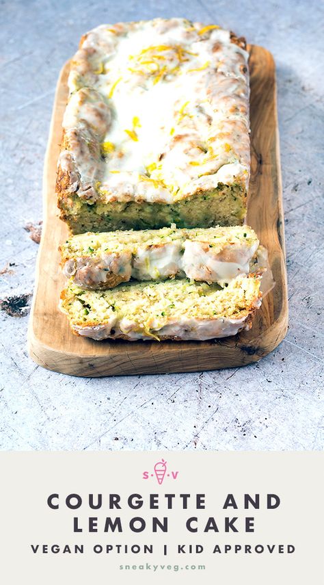 Courgette And Lemon Cake, Courgette Cake, Summer Baking, Love Plus, Vegan Cake, Lemon Cake, Vegan Baking, Base Foods, Vegan Desserts