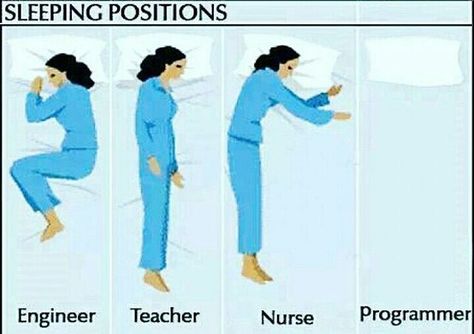 Sleeping positions.... #programmer #software #webdeveloper #developer #programmers #computerscience #html #css #javascript #noob #softwaredevelopment #frontend #php #python #java #mysql #computerprogramming #webdesigner #coder #hackers #computers #ruby  #aspnet #bitshacker #microsoft #teacher #engineer #nurse #programmer Programing Jokes, Nursing Fun, Python Code, Hello Nurse, Programmer Humor, Nurse Rock, Nursing Memes, Thomas Hardy, Nurse Quotes