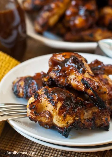 Bourbon Spice Barbecue Chicken Wings - A Family Feast® Derby Dinner, Derby Food, Kentucky Derby Food, Kentucky Derby Recipes, Asian Chicken Wings, Derby Recipe, Easy Chicken Wing Recipes, Barbecue Chicken Wings, Derby Party Food