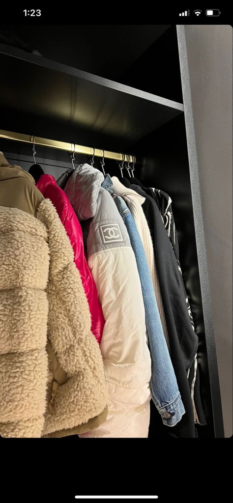 Hoodies Organization Closet, Jacket Closet Organization, Jacket Closet, Hoodie And Jacket, Jacket Storage, How To Organize Your Closet, Luxury Jacket, Goku Super, Closet Organization